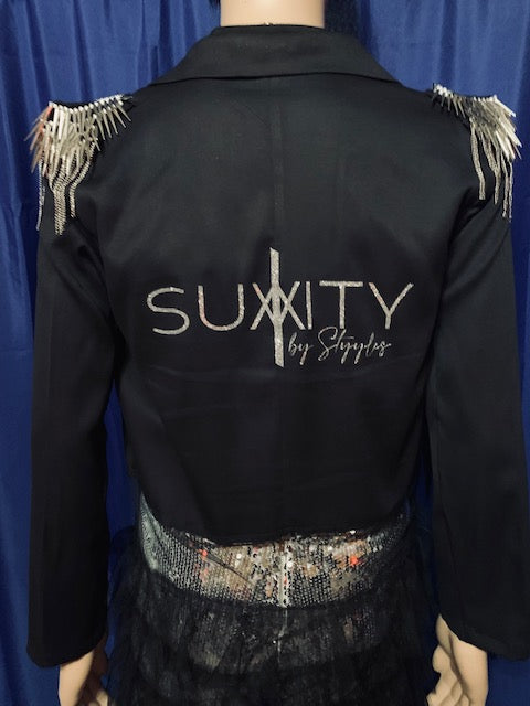 Suavity Embellished Blazer